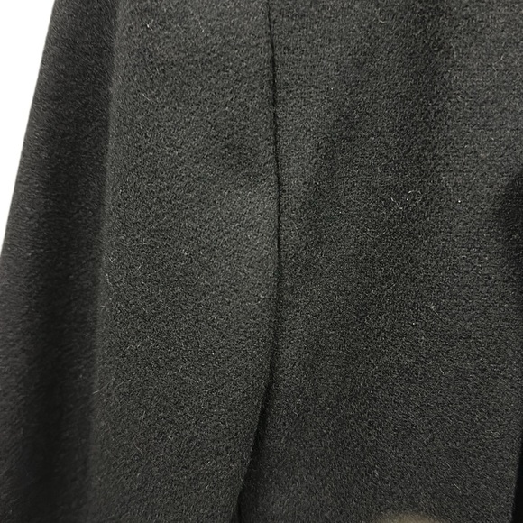 Savannah Vintage 80s Pure New Wool Black One Button Blazer Made in USA Womens 12 - Picture 3 of 7